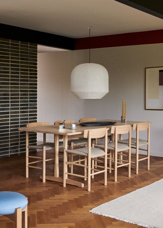 Fredericia C18 pöytä, 220 x 90 cm, vaaleaksi öljytty tammi, näkymä 6