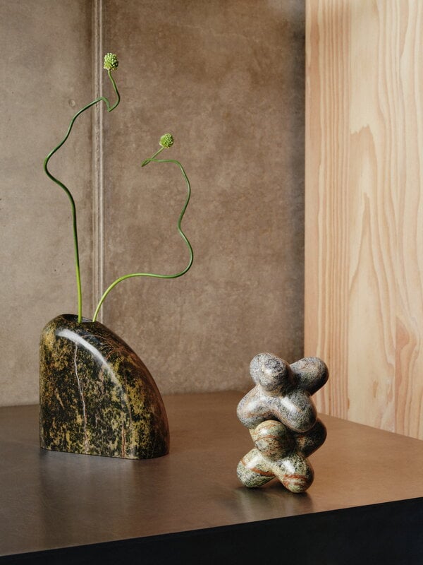 Tom Dixon Jack Object, forest green marble, view 2