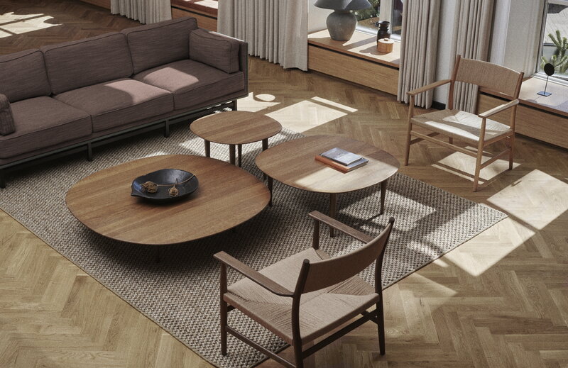 Brdr. Krüger Jari side table, model C60, fumed oak, decoration image