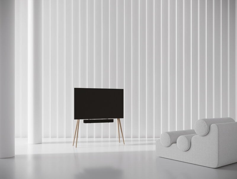 JALG JALG supporto TV, XL 55''-77'', betulla naturale, immagine decorativa