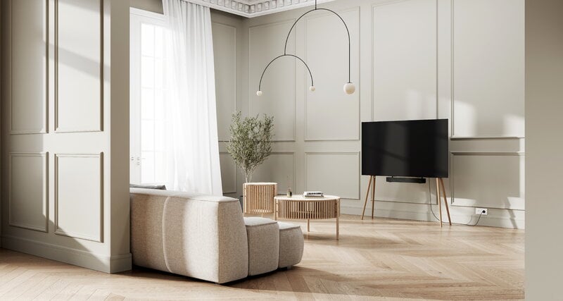 JALG TV stand, XL 55''-77'', oak | Finnish Design Shop UK