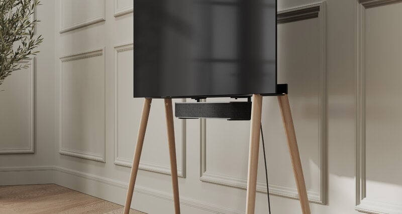 JALG JALG supporto TV, XL 55''-77'', betulla naturale, immagine decorativa
