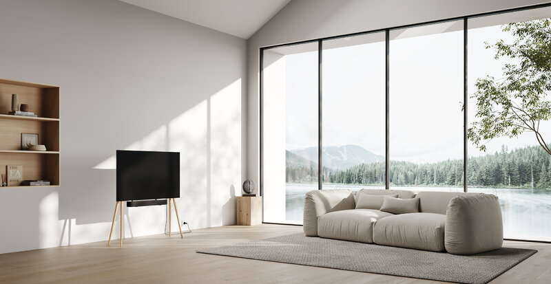 JALG TV stand, XL 55''-77'', natural birch | Finnish Design Shop