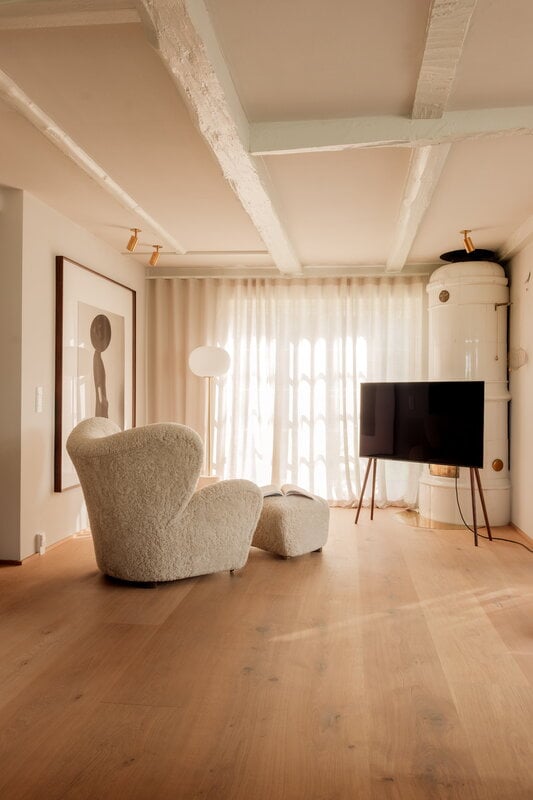 JALG Mobile TV JALG, XL 55''-77'', noce, immagine decorativa