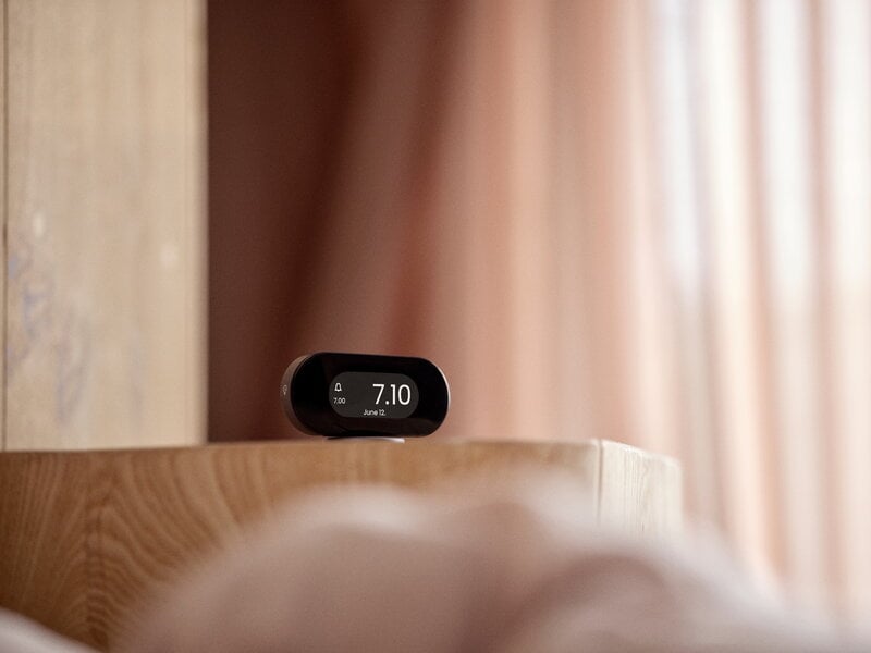 Jacob Jensen Alarm clock, black, view 2