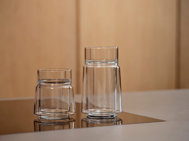 Jacob Jensen Double Wall glass, medium 21 cl, clear, decoration image