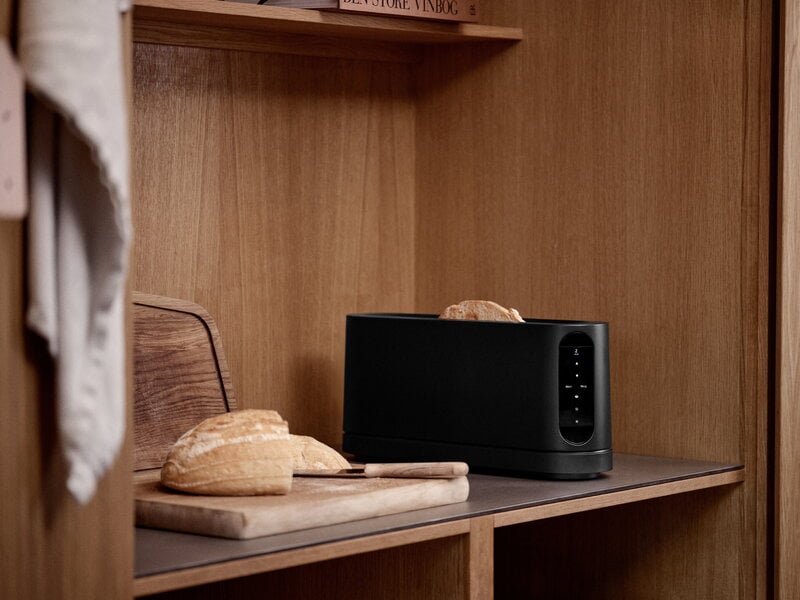 Jacob Jensen Long Slot toaster, black, decoration image