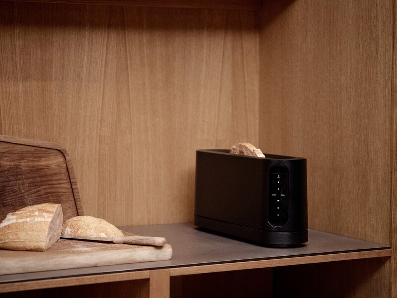 Jacob Jensen Long Slot toaster, black, decoration image