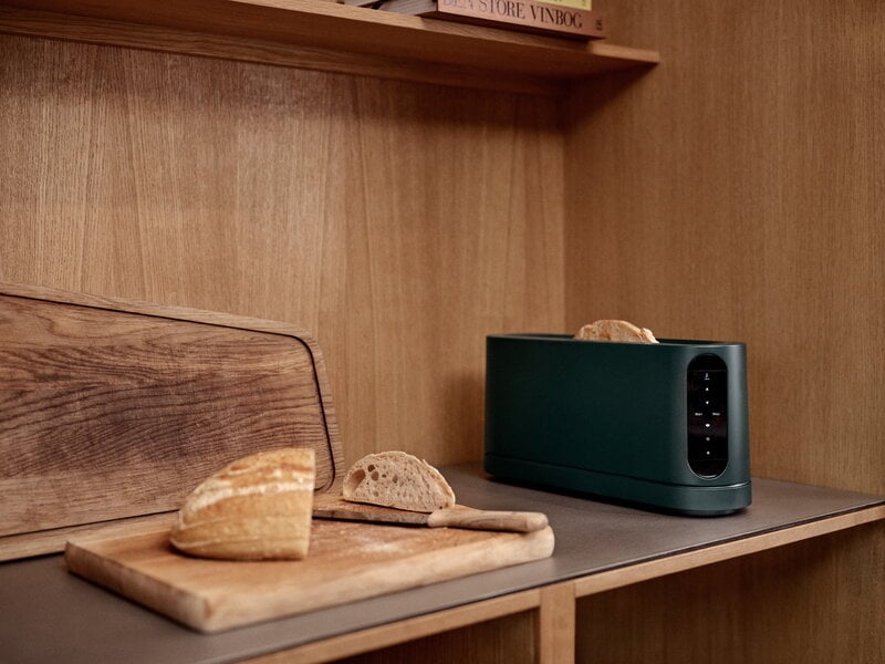 Jacob Jensen Long Slot toaster, green, decoration image
