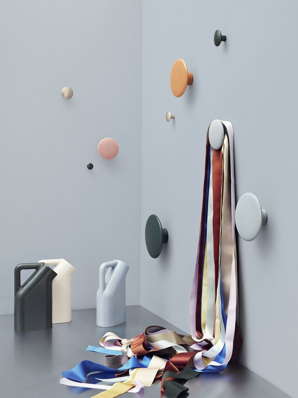 Muuto Dots Metal Coat Hook Taupe Finnish Design Shop