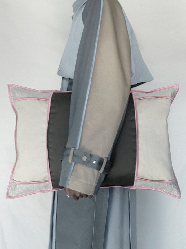 Juslin Maunula Coussin, 60 x 40 cm, Ash Smokey Quartz, image décorative