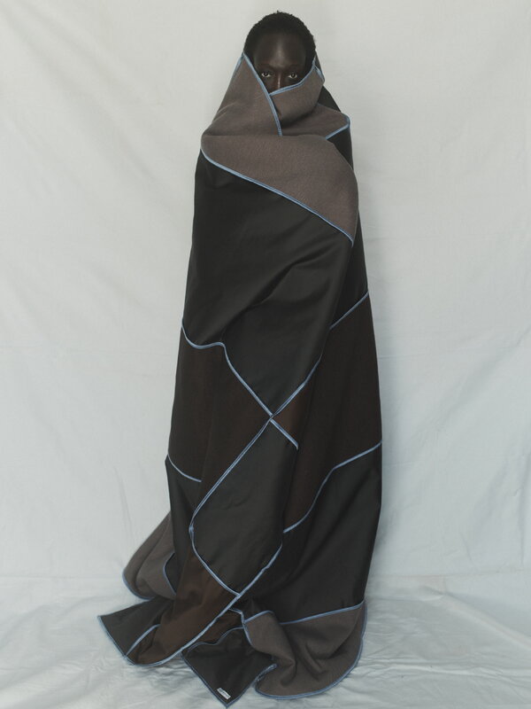 Juslin Maunula Bedspread, 260 x 180 cm, Praline, decoration image