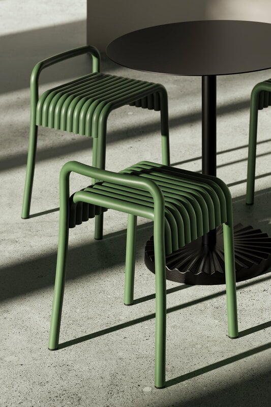 Bebó Objects Kane stool, low, 45 cm, green, decoration image