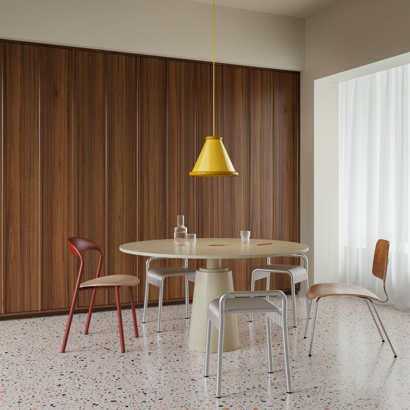 Bebó Objects Kane stool, low, 45 cm, aluminum, decoration image