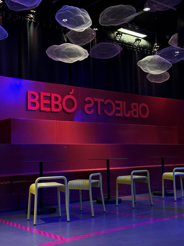 Bebó Objects Kane stool, low, 45 cm, aluminum, decoration image