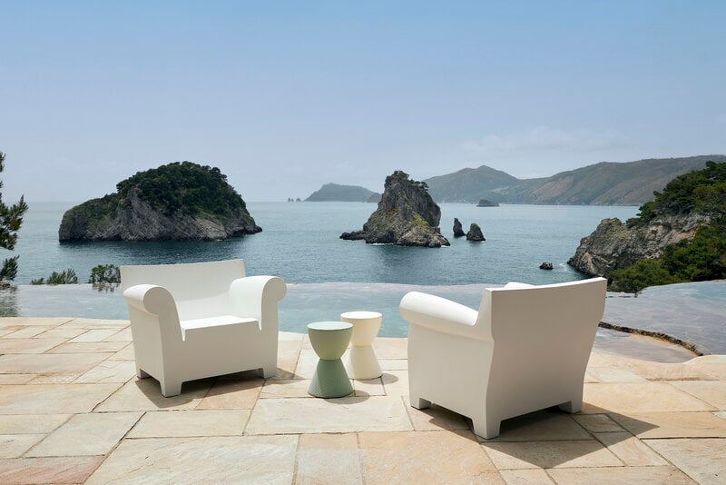 Kartell Sgabello Prince Aha, bianco cera Finnish Design Shop