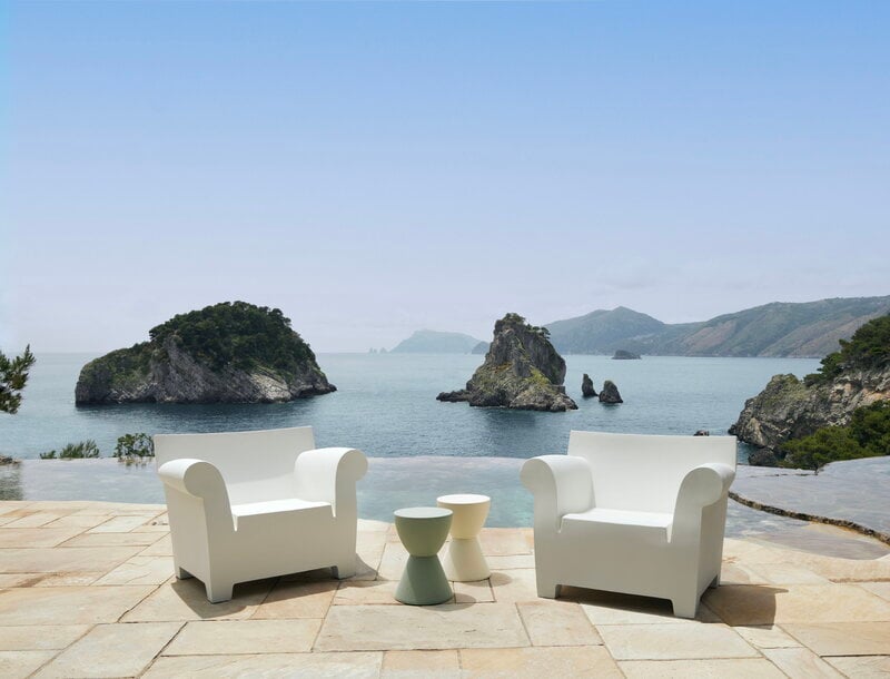Kartell Prince Aha taburete, blanco cera, imagen de decoración