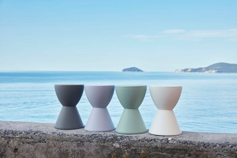 Kartell Prince Aha stool, wax white | Finnish Design Shop