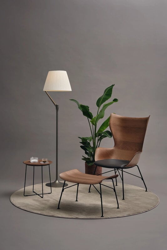 Kartell Angelo Stone floor lamp, champagne, decoration image