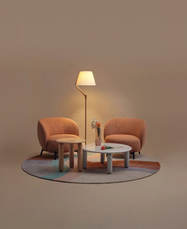 Kartell Angelo Stone floor lamp, champagne, decoration image