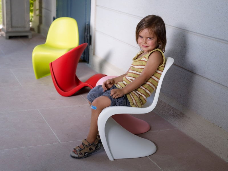Kolonisten Jonge dame Rode datum Vitra Panton Junior chair, white | Finnish Design Shop IE