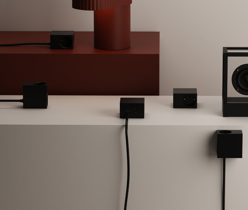 Kord Connect Cuboid+ rallonge USB-C, 200 cm, noir, image décorative
