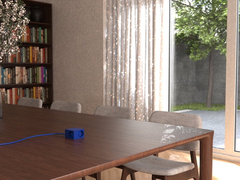 Kord Connect Cuboid+ extension cord USB-C, 200 cm, catalina blue, decoration image