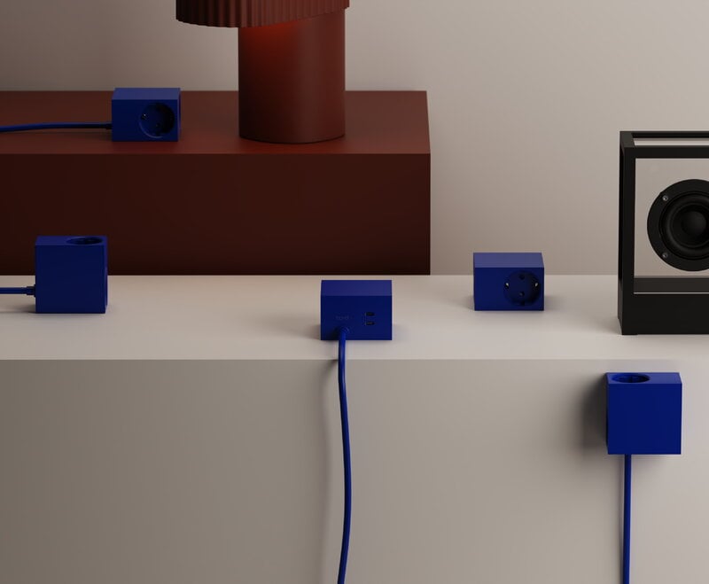 Kord Connect Cuboid+ extension cord USB-C, 200 cm, catalina blue, decoration image