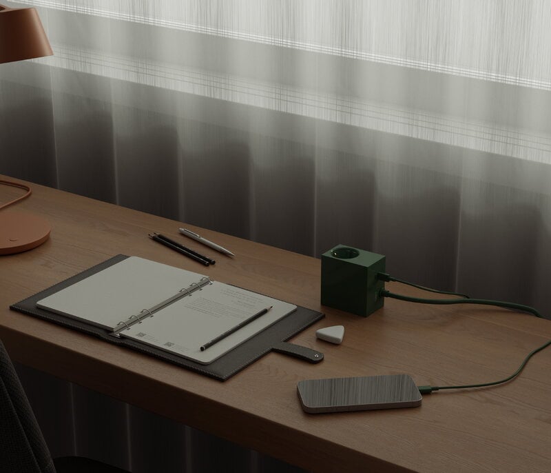 Kord Connect Cuboid+ rallonge USB-C, 200 cm, vert foncé, image décorative