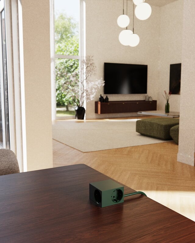 Kord Connect Cuboid+ rallonge USB-C, 200 cm, vert foncé, image décorative