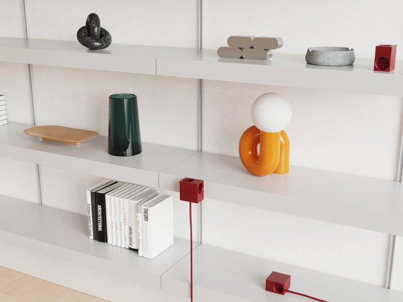 Kord Connect Cuboid+ rallonge USB-C, 200 cm, brique cuite, image décorative