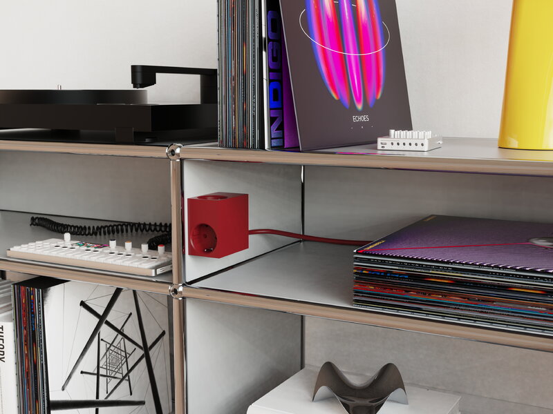 Kord Connect Cuboid+ rallonge USB-C, 200 cm, brique cuite, image décorative