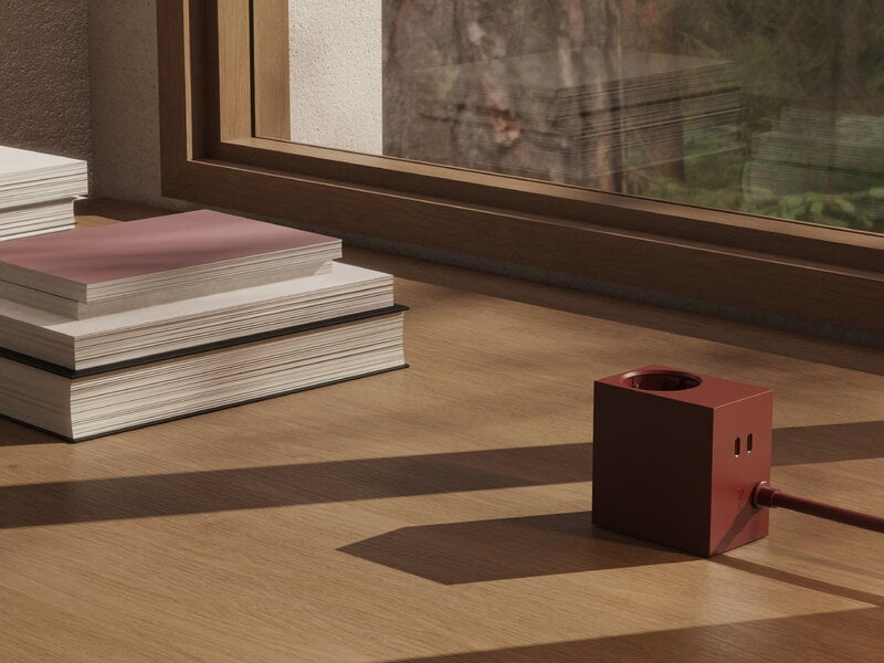 Kord Connect Cuboid+ rallonge USB-C, 200 cm, brique cuite, image décorative
