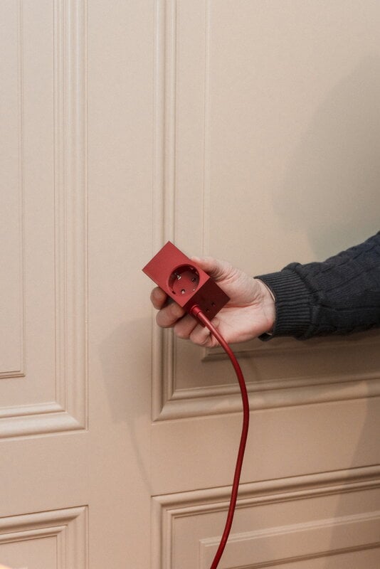 Kord Connect Cuboid+ rallonge USB-C, 200 cm, brique cuite, image décorative