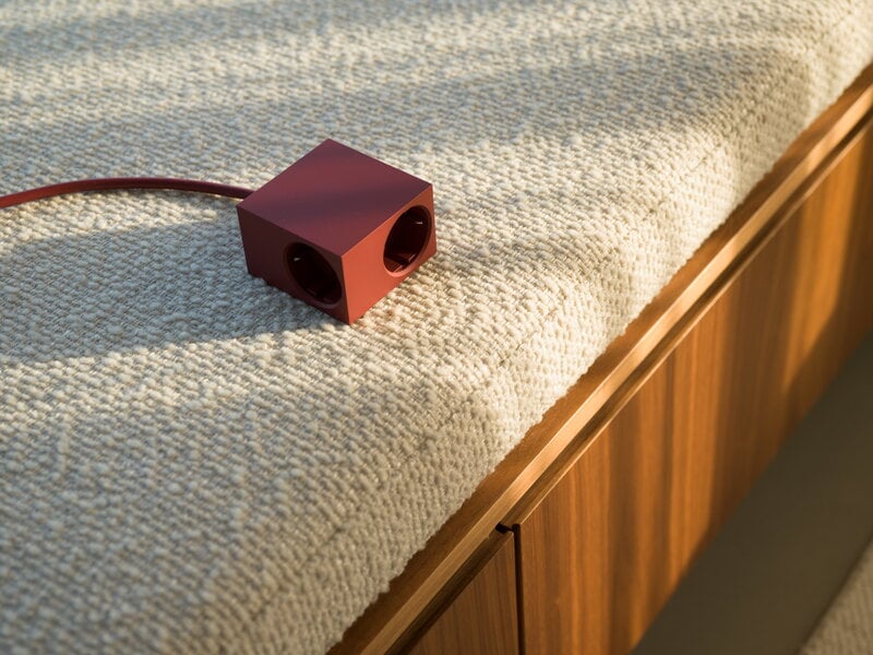 Kord Connect Cuboid+ rallonge USB-C, 200 cm, brique cuite, image décorative