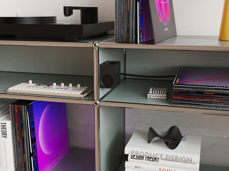 Kord Connect Cuboid extensión de cable, negro, imagen de decoración