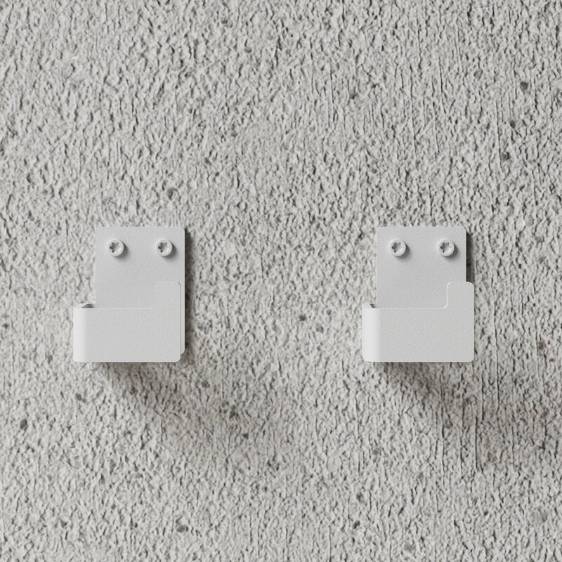 Nichba Gancio da bagno, 2 pz, acciaio spazzolato, vista 2