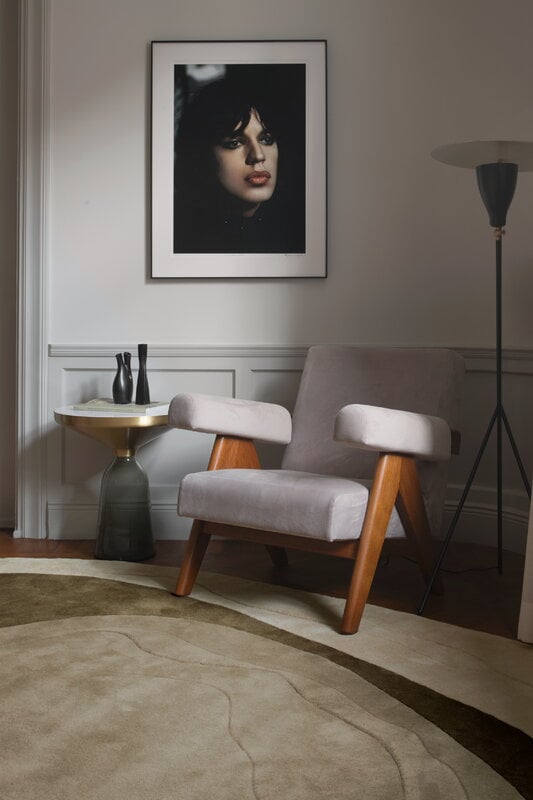 LAYERED Erik Bratsberg tapis Lozza, olive, vue 9