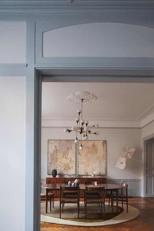 LAYERED Erik Bratsberg tapis Lozza, olive, vue 4