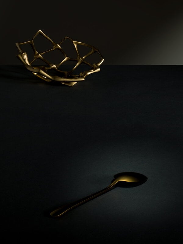 Tom Dixon Bone bowl, small, brass, decoration image