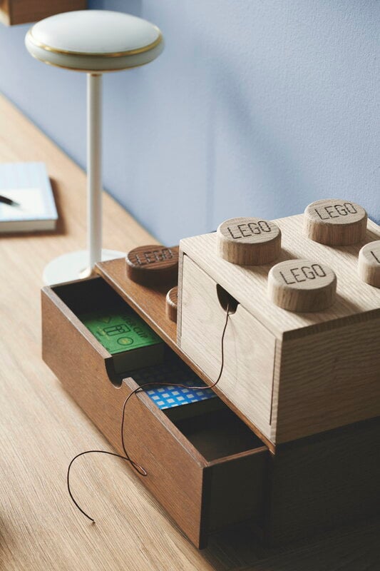 Wooden 'LEGO Brick' Desk Drawers by Room Copenhagen - A perfectly