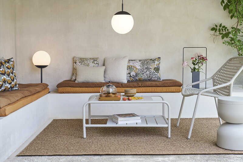 Fermob Croisette fauteuil bas, 4 pcs, gris argile, image décorative