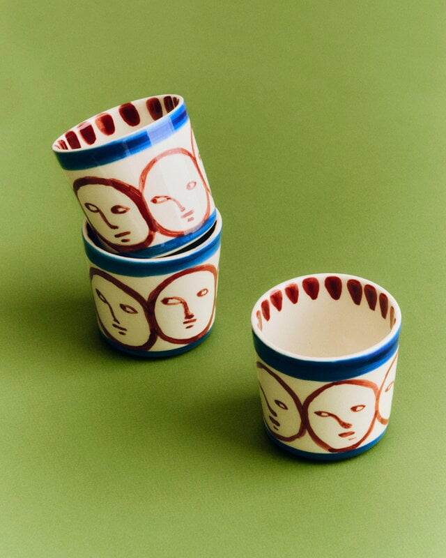 HAY La Pittura cup, 240 ml, La Faccia, image décorative