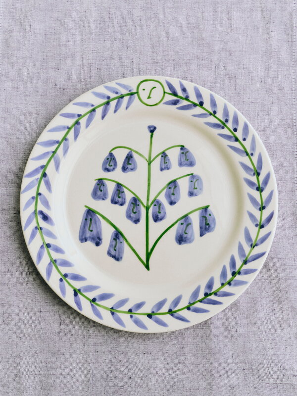 HAY La Pittura lautanen, 24 cm, Bluebells, sisustuskuva