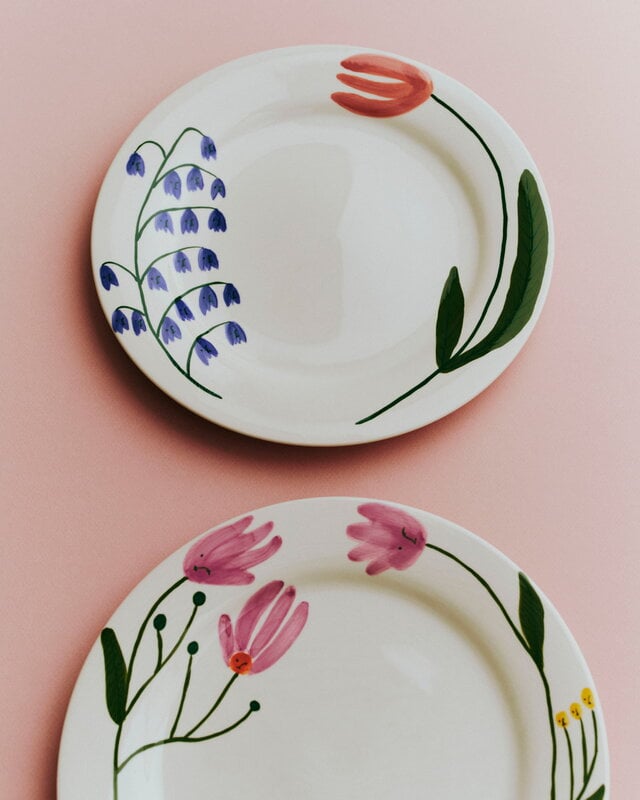 HAY La Pittura lautanen, 24 cm, Wild flower klokkeblomst, näkymä 2