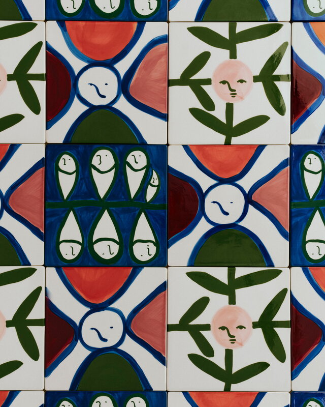 HAY La Pittura trivet, Blush Face vine, view 4