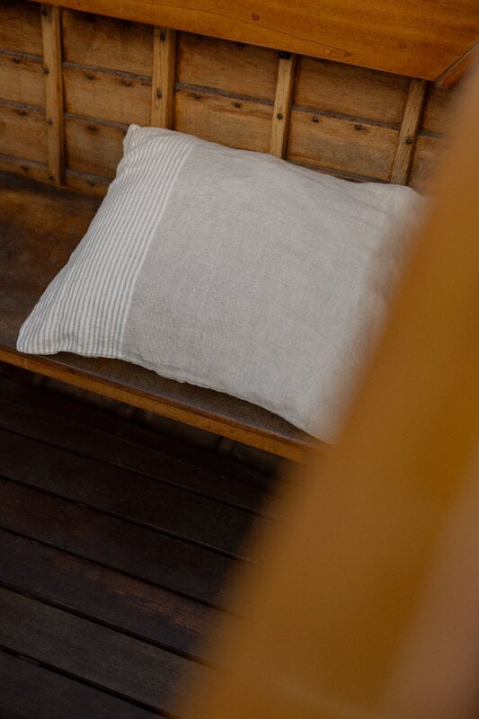 Lapuan Kankurit Housse de coussin Kaisla, 50 x 60 cm, lin - blanc, image décorative
