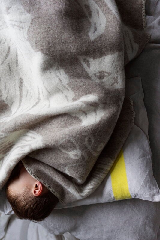 Lapuan Kankurit Couverture Kissanpäivät, beige - blanc, image décorative