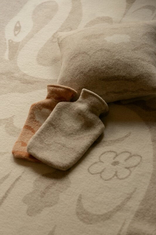 Lapuan Kankurit Couverture Kaksin, 130 x 180 cm, beige - blanc, image décorative