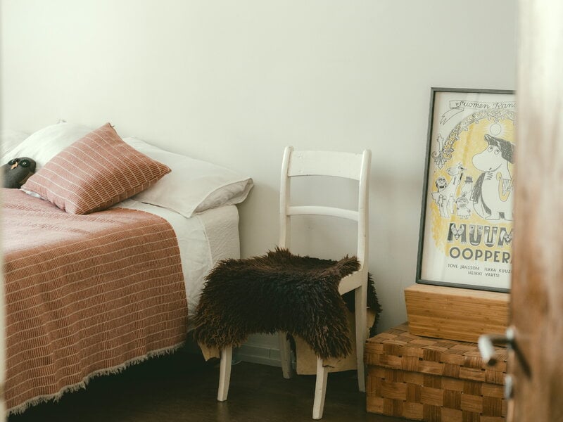 Lapuan Kankurit Raitti bedspread, 160 x 260 cm, cinnamon, view 3